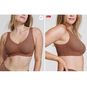 Honeylove SoftForm Wireless Bra Gray Seamless Comfort Bra Women’s EUC Medium